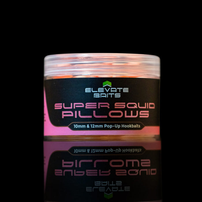 Elevate Baits Super Squid pillows 10mm & 12mm Pop Up Pillows