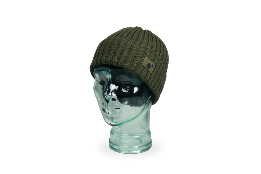 Thinking Anglers Fold Beanie Olive