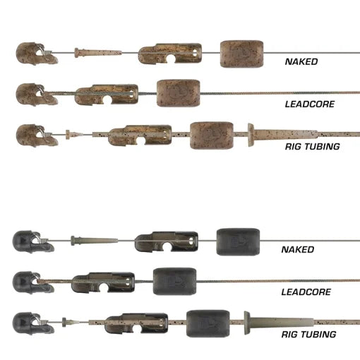 Fox Edges Naturals Heli-Clip x 3