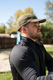 Korda Mock Neck Thermal LS Shirt Black