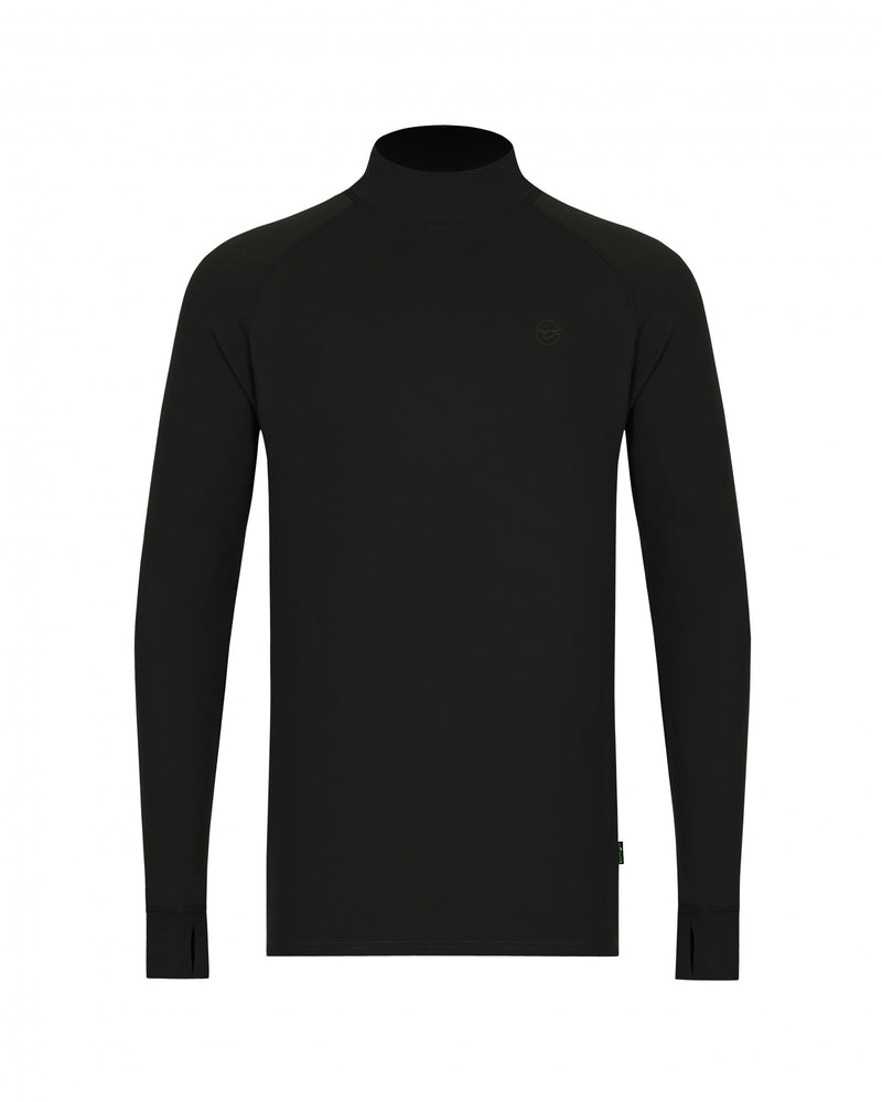 Korda Mock Neck Thermal LS Shirt Black