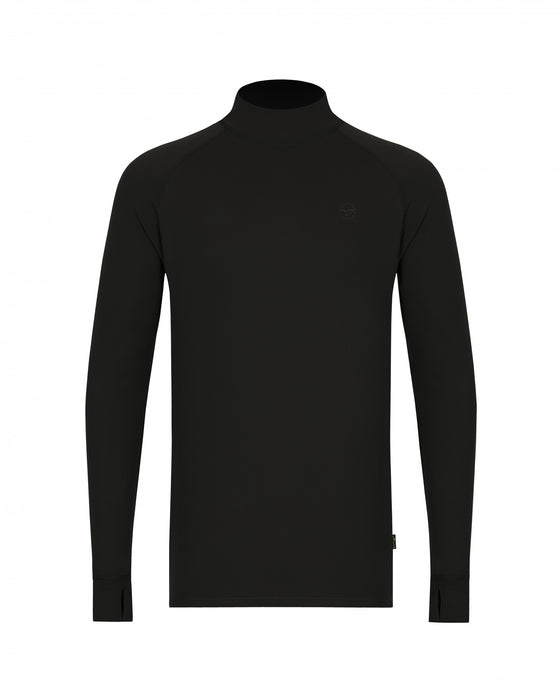 Korda Mock Neck Thermal LS Shirt Black