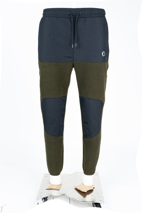 Speero Sherpa Fleece Joggers Green