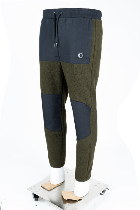 Speero Sherpa Fleece Joggers Green