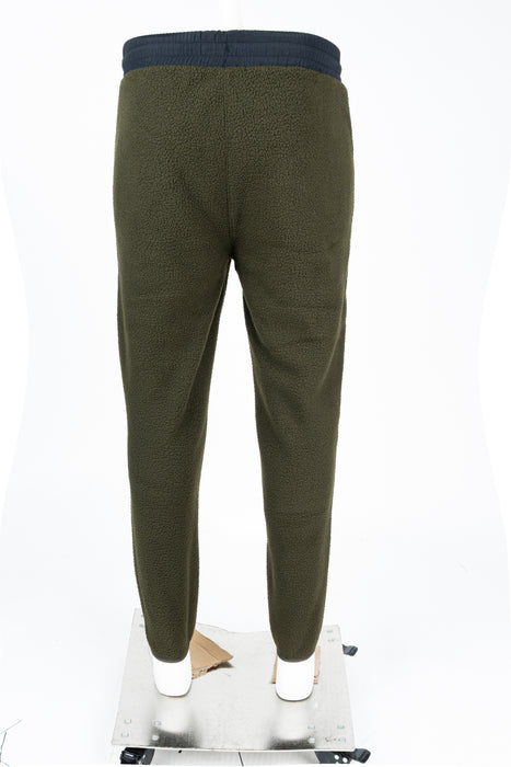 Speero Sherpa Fleece Joggers Green