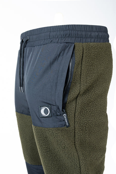Speero Sherpa Fleece Joggers Green