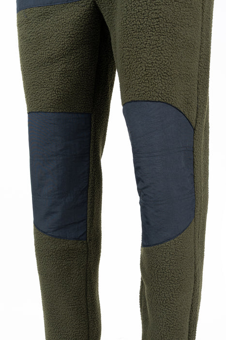 Speero Sherpa Fleece Joggers Green