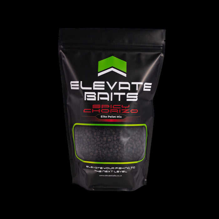 Elevate Baits Spicy Chorizo Elite Pellet Mix