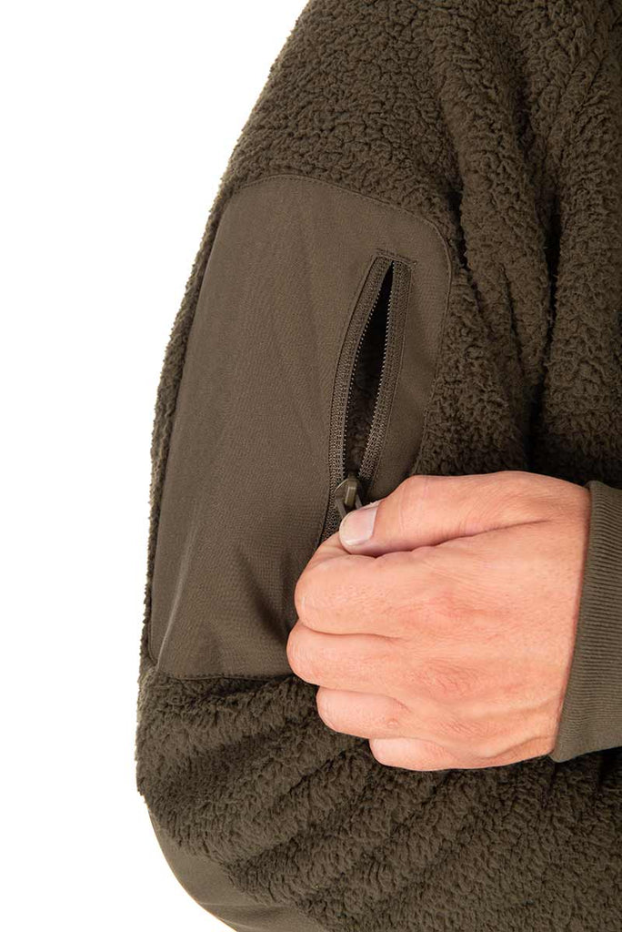 Fox Sherpa Hybrid Jacket Olive — Yateley Angling Centre