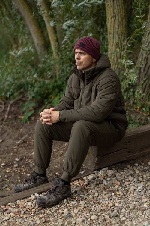 Korda Insulated Hooded Jacket - Dark Olive