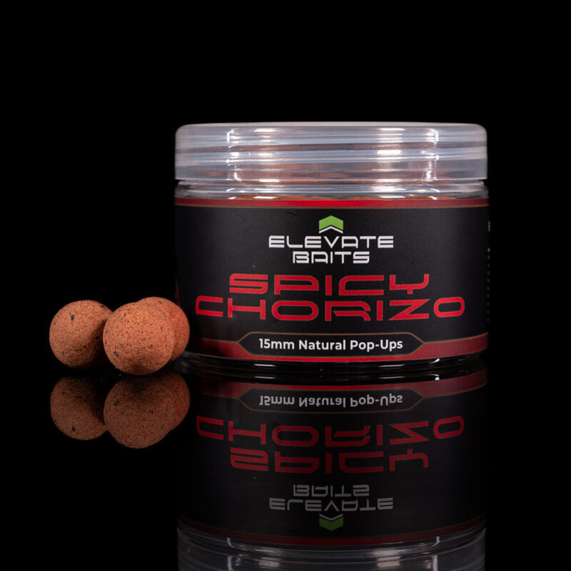 Elevate Baits Spicy Chorizo 15mm Natural Pop Ups