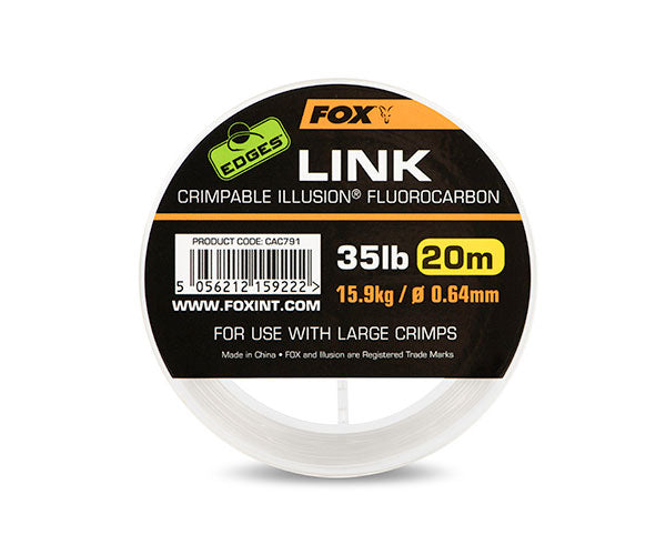 Fox Edges Link Crimpable FluorocarbonFox Edges Link Crimpable Fluorocarbon