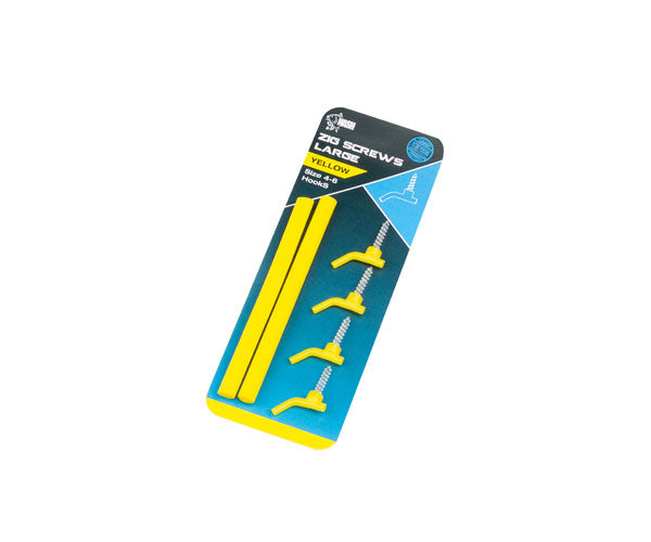 Nash Zig Screws Large Yellow