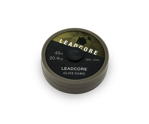 Thinking Anglers Leadcore 45lb Olive Camo 20M
