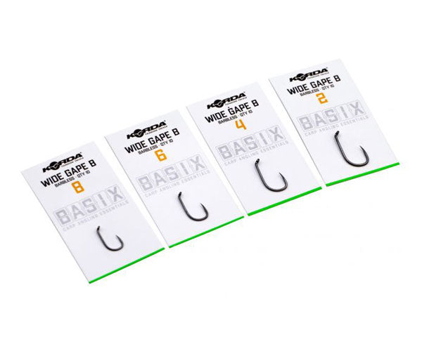 Korda Basix Wide Gape Hooks