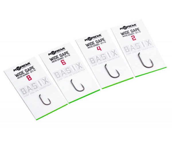 Korda Basix Wide Gape Hooks