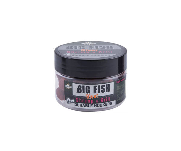 Dynamite Big Fish River 12mm Durable Hook Pellets Shrimp & Krill