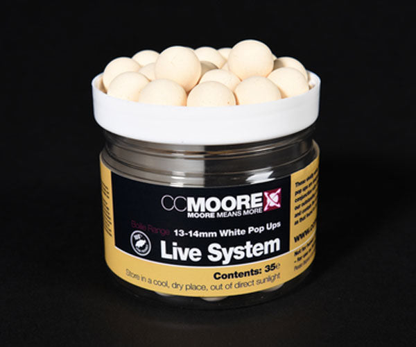 CC Moore Live System White Pop Ups