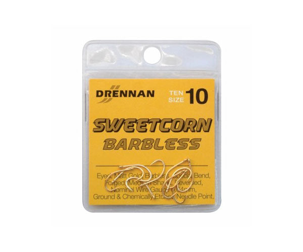 Drennan Sweetcorn Barbless Hooks