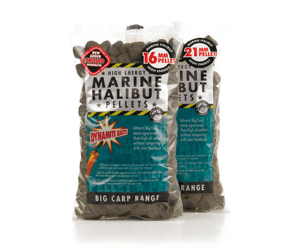 Dynamite Marine Halibut Pellets Pre-Drilled 900g