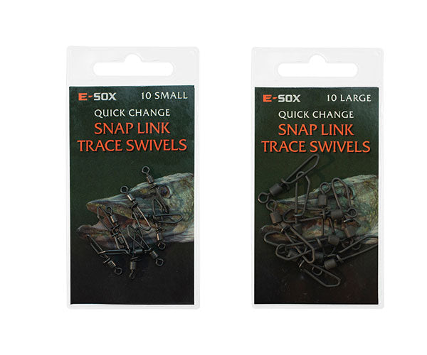 Drennan E-sox Quick Change Snap Link Trace Swivels