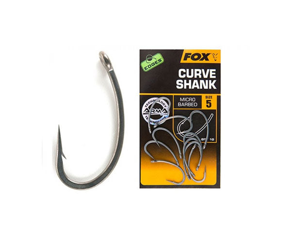bent shank fishing hook Fox Edges Curve Shank Hooks — Yateley Angling Centre