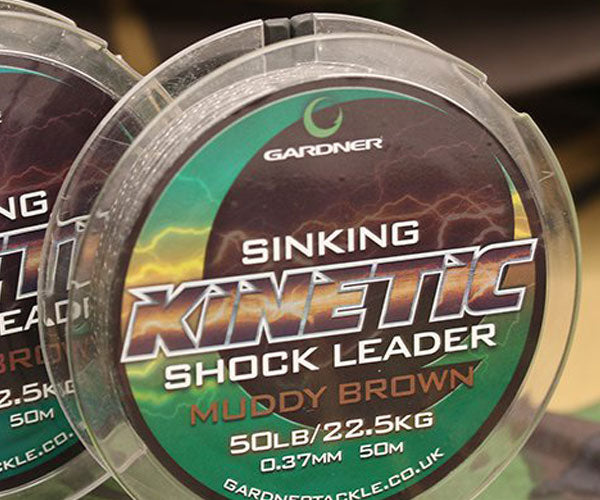 Gardner Kinetic Sinking Shock Leader 50lb 50m