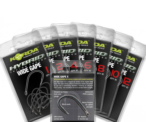 Korda Wide Gape Hooks