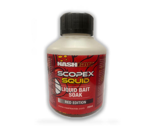 Nash Scopex Squid RED Bait Soak 250ml