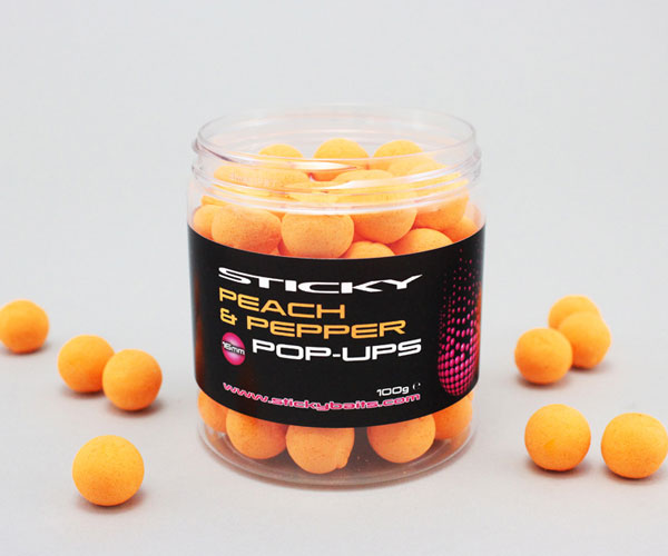 Sticky Baits Peach & Pepper Pop Ups