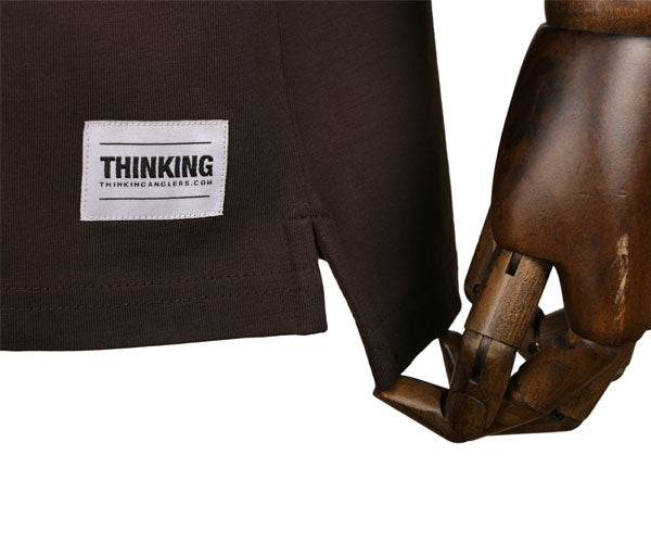 Thinking Anglers Brown T Shirt