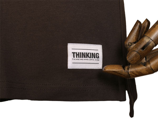 Thinking Anglers Brown T Shirt